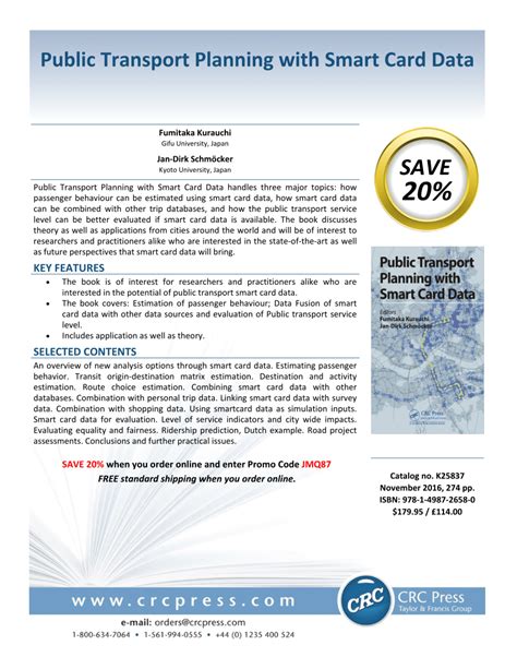 public transport planning with smart card data pdf|Identifying human mobility patterns using smart card data.